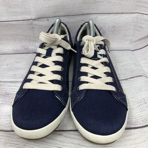 Taos Star Women’s Shoes Dark Blue Canvas Walking Comfort Casual Sneakers Size 11